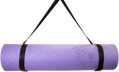 Mat Essential TPE, Latex-Free, Eco-Friendly, Non-Toxic, Non-Slip, Thick Mat 6' X 2' X 8Mm and a Donation to Charity